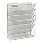 Mind Reader 5-Pocket Metal Mesh Mountable Wall File, Letter Size, White (MAGSTACK-WHT)~#|#~073FF37D-27D1-4991-AF86A6E34D9D1C89_sc7
