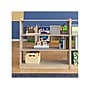 Flash Furniture Bright Beginnings 3-Section Open Storage Unit, 24.5"H x 31.5"W x 11.75"D, Brown (MK-KE23971-GG)~#|#~074CCCC2-2720-41BB-B7803B1B900F1966_sc7