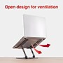 Staples TECH 10.23" x 8.85" Steel Adjustable Laptop Stand, Silver (ST62820-CC)~#|#~0750A02B-9639-4CBF-AFFE2BB223222976_sc7