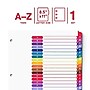 Staples Durable Paper A‑Z Alphabetical Dividers, 26‑Tabs, Multicolor~#|#~0758947B-8DAF-4DF8-9D16E3CD7F59CD80_sc7