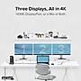 Plugable Triple Monitor USB-C Universal Docking Station, Black (UD-ULTC4K)~#|#~075C1607-079E-4107-89C191E2EFF6E4DE_sc7