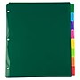 JAM Paper Poly Dividers, 8-Tab, Assorted Colors, 6 Packs (375032922A)~#|#~075E6FE6-7366-4AAB-97E92DA7660203CC_sc7