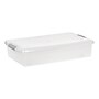 Iris 40 Quart Store and Slide Storage Container with Lid, Plastic, Gray (500229)~#|#~07626FCA-F346-4031-865F3C03CF4450DC_sc7