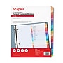 Staples Durable Paper A‑Z Alphabetical Dividers, 26‑Tabs, Multicolor~#|#~076EE424-6DC3-4526-8C4E5EA4C7CC6E48_sc7
