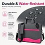 Vangoddy 13" Nylon Laptop Bag, TSA Checkpoint Friendly, Gray/Pink (NBKLEA604)~#|#~07804744-29F6-4DF3-B03882A2A4B73985_sc7
