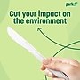 Perk Eco Compostable PLA Assorted Cutlery, 360 Count Bulk Disposable Utensils (Forks, Spoons & Knives), Medium‑Weight, White~#|#~078B0D00-B32C-4CED-8C687999F6F811FF_sc7