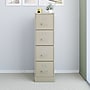 Staples Heavy Duty 4 Drawer Vertical File Cabinet, Letter Size, 51.97"H x 15"W x 22"D, Putty (22336D)~#|#~079BB8C5-ABA6-4711-8A144A369C4DA0DC_sc7