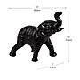 Mind Reader Lucky Wealth Elephant Figurine, Black (ELEPHANT-BLK)~#|#~07B81A8A-BBCB-48B3-8A1F49236A44B661_sc7