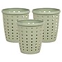 Staples Plastic Trash Can, 2.8 Gallon, Sage Green, 3/Pack (ST63900)~#|#~07BA764B-9607-4C7F-8CA2412DE01FD143_sc7