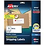 Avery Repositionable Inkjet Shipping Labels, 2" x 4", White, 10 Labels/Sheet, 25 Sheets/Box (58163)~#|#~07C0AD02-67D2-4969-98B9395216E442D7_sc7