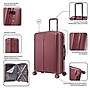 DUKAP Airley 24" Hardside Suitcase, 4-Wheeled Spinner, TSA Checkpoint Friendly, Wine (DKAIR00M-WIN)~#|#~07CDD39B-357F-4348-9334F7D16085EC98_sc7