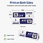 Avery Rectangle Tent Cards , 2.5" x 8.5", Textured Matte, 100 Labels/Box (95329)~#|#~07CE56DA-698C-4C97-B406FB746B11AFB0_sc7