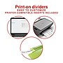 Staples Large Tab Plastic Insertable Pocket Dividers, 8-Tabs, Multicolor (ST62972)~#|#~07E08B91-2332-4C8F-87FCA0342FD6F8A1_sc7