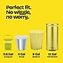 Glad Small 4 Gallon Twist-Tie Kitchen Trash Bag, White, 30 Total Bags (78817)~#|#~07F32934-05BD-4DDA-9F18377BE1ECDC75_sc7
