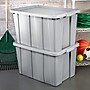 Sterilite 30 Gallon Tuff1 Tote with Snap-on Lid, Plastic, Cement, 4/Carton (16796A04)~#|#~07F8BEBB-8A77-4F7D-BAF350ACCB94E368_sc7