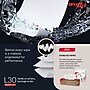 WypAll GeneralClean L30 Durable Fibers Cleaning Wipers, 12" x 12.5", White, 90 Wipers/Box, 12/Carton (05812)~#|#~0806C2F3-7449-4130-843A3AAF08E898A5_sc7