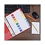 Universal Table of Contents Dividers, 1-8 Tab, Assorted Colors, 8 1/2" x 11", 6/Pack~#|#~08098E3A-67F7-4218-817918B65161CA11_sc7