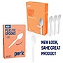 Perk™ Polystyrene Spoon, Heavy-Weight, White, 1000/Carton (PK56405CT)~#|#~080FA0A9-EE0F-4D91-82CE606FB3934963_sc7