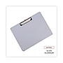 Universal Plastic Brushed Aluminum Clipboard, Landscape, 1/2" Capacity, 11 X 8 1/2~#|#~0824D713-8CE4-47D9-918EA4594CB6BEE4_sc7