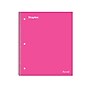 Staples Premium Poly 1-Subject Notebook, 8.5" x 11", College Ruled, 100 Sheets, Pink (ST51448D)~#|#~082ED0DB-39BA-49CE-9025A8E968171842_sc7