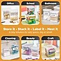 Bostitch Konnect Nest Stackable Boxes, Clear, 3/Bundle (23233)~#|#~08442C5A-8CB4-48C0-950D6370C4BA4258_sc7