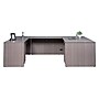 Boss Office Products 71" U-Shaped Desk with 2 File Pedestals, Driftwood (GROUPA4-DW)~#|#~085422B1-E054-4E3B-A4912C21B1F34727_sc7
