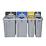 Rubbermaid Slim Jim Single-Stream Recycling Station, 23 Gallon, Gray/Green (2185051)~#|#~086ABACF-00E3-4083-A77F9E9DFABCB385_sc7