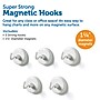 Learning Resources Magnetic Hooks, Strong Magnetic Hooks, White, Set of 5 (LER2698)~#|#~087D55C5-E883-465D-8ED2DF713ED95385_sc7