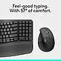 Logitech Wave Keys & Lift Vertical Ergonomic Wireless Keyboard and Mouse Combo, Graphite (920-013610)~#|#~089B5B3B-BF39-49A7-B3CAF8D55959C284_sc7