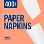 Perk™ Lunch Napkin, 1-ply, White, 400 Napkins/Pack (PK28584)~#|#~08A3C1AC-BA9A-4BE7-8777110540A7A003_sc7