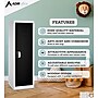 AdirOffice 48"H Single Tier Black Storage Locker (ADI629-01-BLK-DL)~#|#~08BDFFF5-B36A-41E4-964A3D4119C0B8FD_sc7