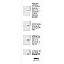 Tabbies Cov-R-Tabs Hanging File Folder Tabs, White, 50/Pack (55990)~#|#~08C0EA92-464B-4229-996837B9CB11F93B_sc7