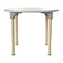 Flash Furniture Bright Beginnings Hercules 33" Round Table, Height Adjustable, White/Beech (MK-ME088022-GG)~#|#~08C0FAA9-E776-480E-8A569990B3E30CC4_sc7