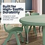 Flash Furniture Wren Half Moon Activity Table, 35" x 65", Height Adjustable, Sage (YUYCX042MOONSGE)~#|#~08C72D64-F1FC-4FFD-8291AB0AE6018D47_sc7