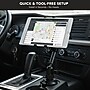 Mount-It! Carbon Fiber Cup Holder Tablet ELD Mount, Black (MI-7321)~#|#~08E0025E-A556-4C2B-9D39B3772CD5E2B2_sc7