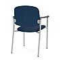 Lesro Chat Vinyl Guest Chairs, Patriot Plus Blue Ridge/Silver, 2/Set (CX1171.SSV.CFL.F04-01PPBR)~#|#~08EDAF33-8BF6-4BC0-BF279EF142751E7B_sc7