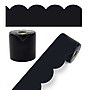 Carson Dellosa Education Rolled Scalloped Bulletin Board Borders, 3" x 65', Black, 3/Bundle (CD-108515-3)~#|#~08F6318D-1A5B-495B-9D1AA810DC5CE10C_sc7