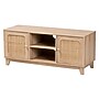 Baxton Studio Elsbeth TV Stand, Screens up to 46", Light Brown/Natural Brown (226-12952-HiT)~#|#~09016817-D6AC-4554-8502F4847B5F7799_sc7