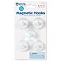 Learning Resources Magnetic Hooks, Strong Magnetic Hooks, White, Set of 5 (LER2698)~#|#~09239957-A697-4DE3-A9DE53B63336EB06_sc7
