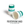 Perk 10 Oz Paper Hot Cups, 500 Count Bulk Disposable Coffee Cups for Hot Beverages, White/Teal~#|#~092E4478-10F7-4492-A91DA8B2FC9ED2A6_sc7
