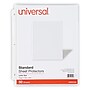 Universal Top Loading Standard Gauge Poly Sheet Protectors, Archival, Clear, 11" x 8 1/2", 50/Bx~#|#~093D30F8-0435-4AC6-A28BF8EBC70D1638_sc7