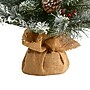 Nearly Natural 2 ft. Flocked Pre-Lit Artificial Christmas Tree, 30 Lights, Green (T2006)~#|#~093EA9F5-402C-460C-9474879FE1E2940B_sc7