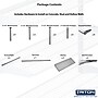 Triton Products Wall Mount Shelving Unit with 3 Epoxy Coated Steel Shelves (1794)~#|#~094BD08D-B693-4780-A3D1AFF4EE348E5B_sc7