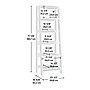 Sauder Trestle 71"H 5-Shelf Bookcase, Mystic Oak (433198)~#|#~096147CE-4B8E-4691-913BF402EFEB42A6_sc7