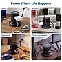 Uncaged Ergonomics Retractable Power Strip with USB-C, 4 AC Outlets, 4 USB Ports and 6ft Retractable Cord, Black (RC-black)~#|#~096D678A-DC01-4B13-9156ED5FF4B87D53_sc7