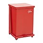 Viva Comfort Biohazard Steel Step-On Trash Can, 13 Gallon, Red (99213RMK)~#|#~0976B6EB-EB89-45D2-B19E0400BBC5EB65_sc7