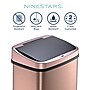 Nine Stars Stainless Steel Motion Sensor Trash Can, 13.2 Gallon, Gold (DZT-50-28GD)~#|#~097F9A16-ECC0-4207-99DD82ADD13B8ECA_sc7