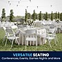 Flash Furniture HERCULES™ Heavy Duty Plastic Folding Chair, White, 6/Pack (6RUTIWHITE)~#|#~09901369-DB36-4E7F-86A92429639D7B92_sc7