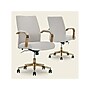 Thomasville Furniture Jolie Ergonomic Fabric Swivel Desk Chair, Light Gray (60068-LGRY)~#|#~09A8678A-B5CD-4986-AC3FB6FDBAE72AFC_sc7
