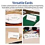 Avery Arched Tent Cards , 2-1/16" x 3.75", Matte, 100 Labels/Pack (95325)~#|#~09C8E66F-6892-4D87-89C8C6D35E2CF182_sc7